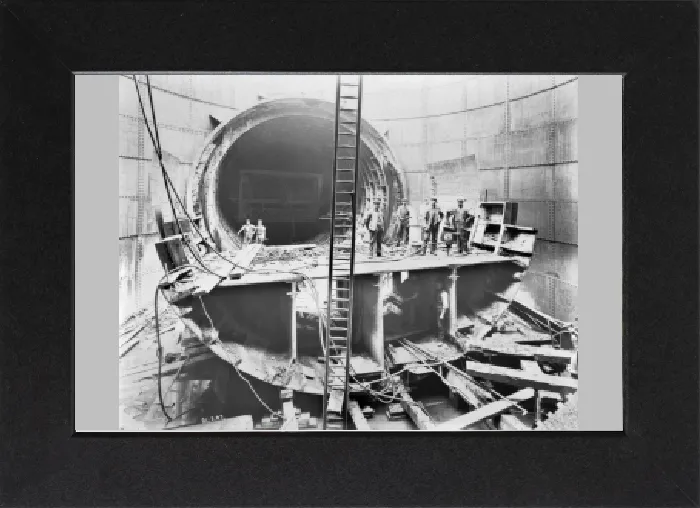 Gerahmter Druck : Ausgrabung des Rotherhithe-Tunnels BB99_06818 Gerahmter Druck : Ausgrabung des Rotherhithe-Tunnels BB99_06818