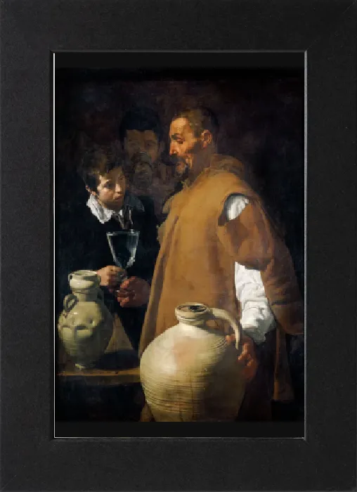Gerahmter Druck : Velázquez - Der Wasserverkäufer von Sevilla J040094 Gerahmter Druck : Velázquez - Der Wasserverkäufer von Sevilla J040094