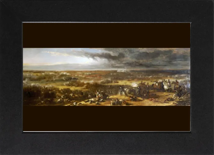Gerahmter Druck : Allan - Die Schlacht bei Waterloo J040105 Gerahmter Druck : Allan - Die Schlacht bei Waterloo J040105