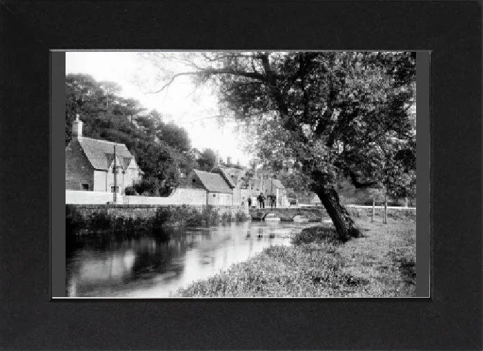 Gerahmter Druck : Bibury Cc 72 00847