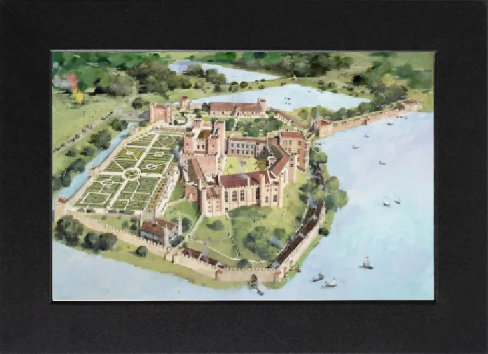 Gerahmter Druck : Schloss Kenilworth J980114 Gerahmter Druck : Schloss Kenilworth J980114