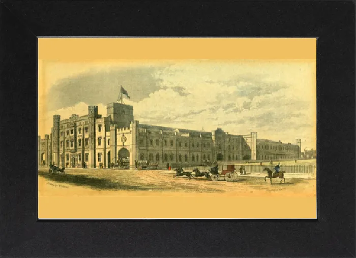 Gerahmter Druck : Temple Quay, Bristol, um die 1840er Jahre Gerahmter Druck : Temple Quay, Bristol, um die 1840er Jahre