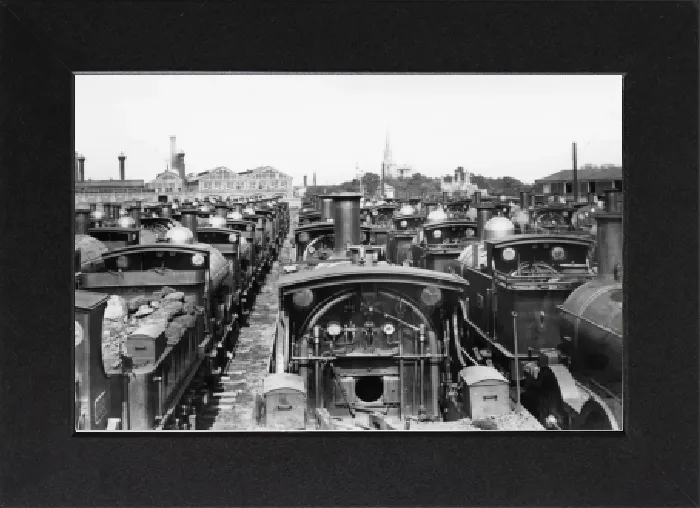 Gerahmter Druck : Breite Spur-Dump, Swindon, 1892 Gerahmter Druck : Breite Spur-Dump, Swindon, 1892