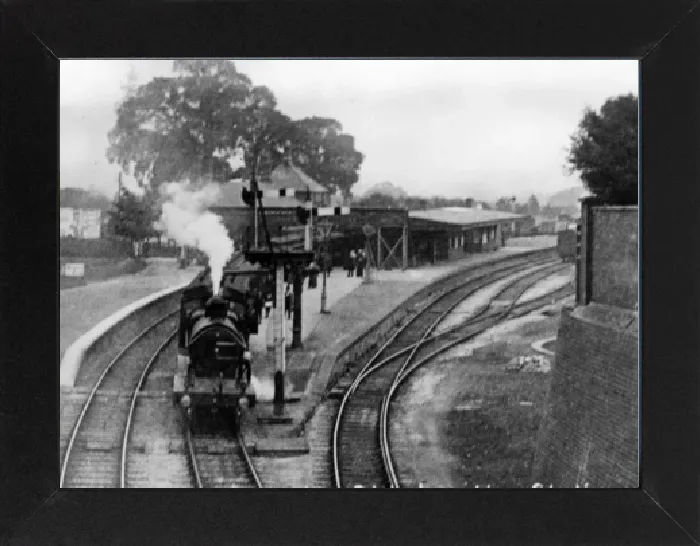 Gerahmter Druck : Schwindon Staatsschleife, um ca 1920 Gerahmter Druck : Schwindon Staatsschleife, um ca 1920