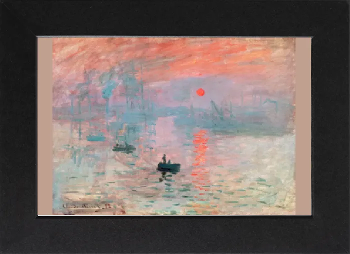 Gerahmter Druck : Klause Moenet (1840-1926). Einblicke in die Morgensonne ('Einblick') Gerahmter Druck : Klause Moenet (1840-1926). Einblicke in die Morgensonne ('Einblick')