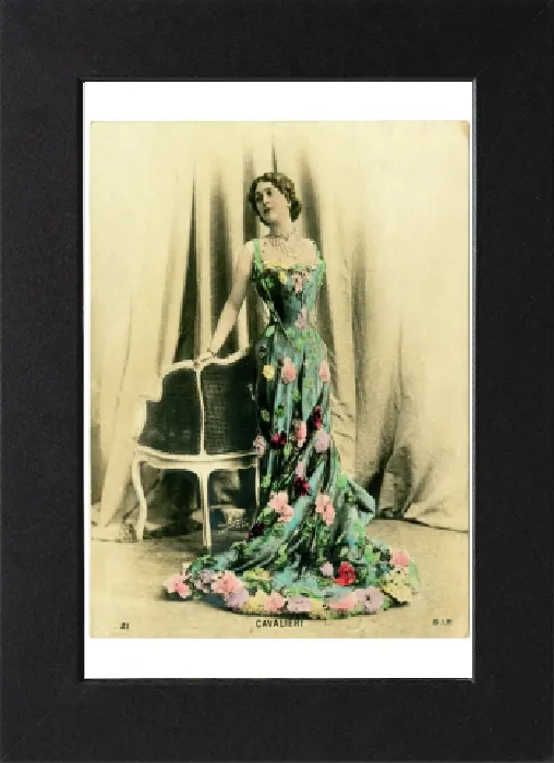 Gerahmter Druck : Lina Cavalieri, italienische Sängerin und Schauspielerin Gerahmter Druck : Lina Cavalieri, italienische Sängerin und Schauspielerin