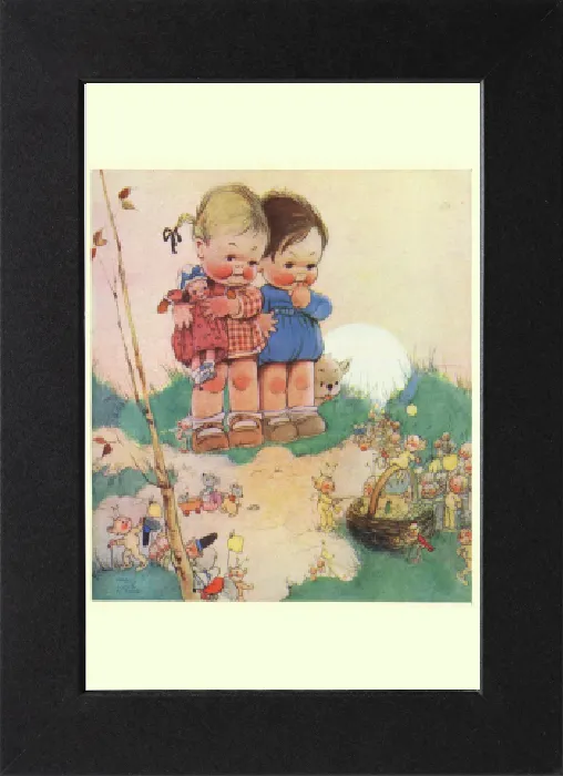 Gerahmter Druck : Mabel Lucie Attwell - Die Idee der Feen. Gerahmter Druck : Mabel Lucie Attwell - Die Idee der Feen.