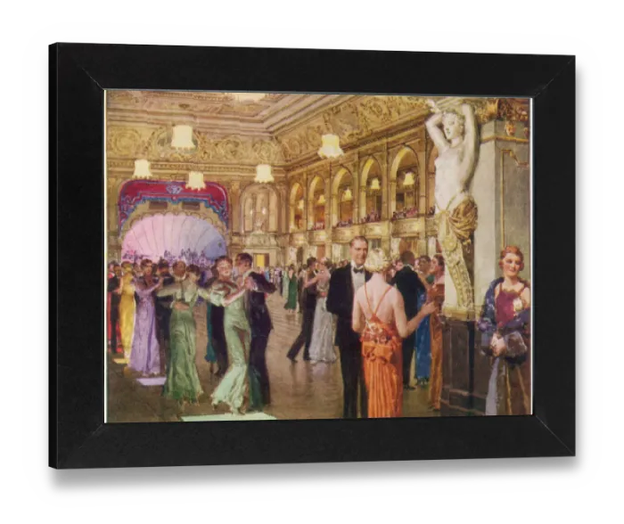 Gerahmter Druck : Schlosssaal, Blackpool Gerahmter Druck : Schlosssaal, Blackpool