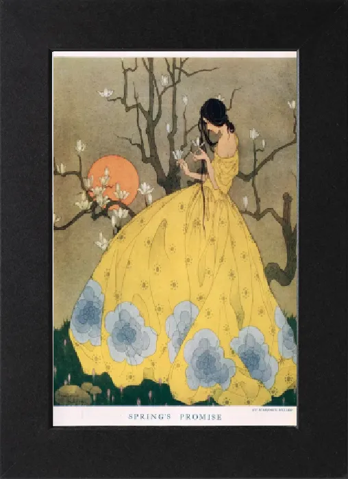 Gerahmter Druck : Springer verspricht, von Marjorie Miller