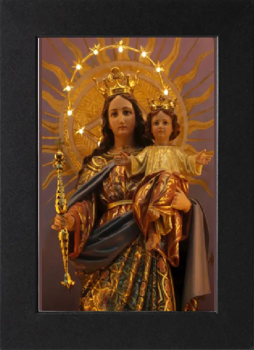 Gerahmter Druck : Skulptur im Santuario di Maria Ausiliatrice, Valdocco, Turin, Piemont und Italien (Europa) Gerahmter Druck : Skulptur im Santuario di Maria Ausiliatrice, Valdocco, Turin, Piemont und Italien (Europa)