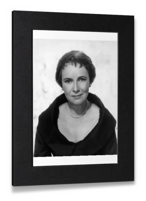 Gerahmter Druck : Teresa Wright, 1956 Gerahmter Druck : Teresa Wright, 1956