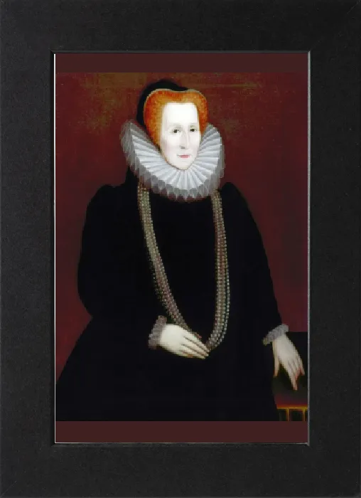Gerahmter Druck : Elizabeth Talbot, Gräfin von Shrewsbury Gerahmter Druck : Elizabeth Talbot, Gräfin von Shrewsbury