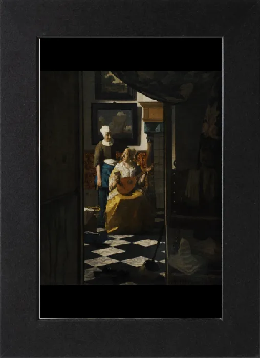 Gerahmter Druck : Johannes Vermeer Gerahmter Druck : Johannes Vermeer