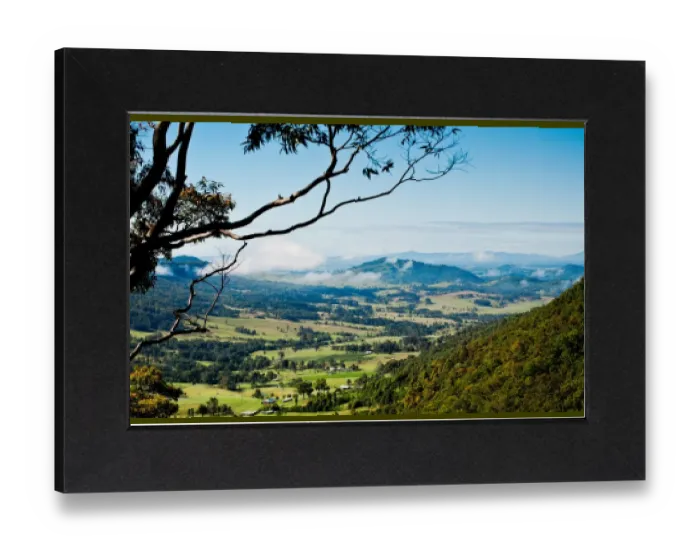 Gerahmter Druck : Blick in die Talsenke Gerahmter Druck : Blick in die Talsenke