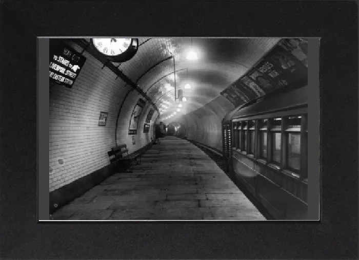 Gerahmter Druck : U-Bahn von London Gerahmter Druck : U-Bahn von London