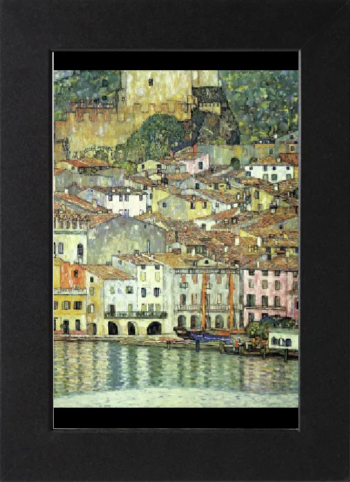 Gerahmter Druck : Malcesine am Gardasee. Gerahmter Druck : Malcesine am Gardasee.