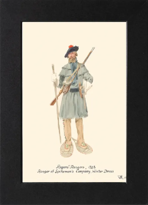 Gerahmter Druck : Ranger der Spikeman's Company Gerahmter Druck : Ranger der Spikeman's Company