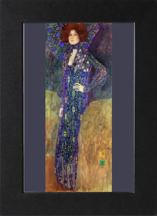 Gerahmter Druck : Emilie Floege, 1902 (Öl auf Leinwand) Gerahmter Druck : Emilie Floege, 1902 (Öl auf Leinwand)