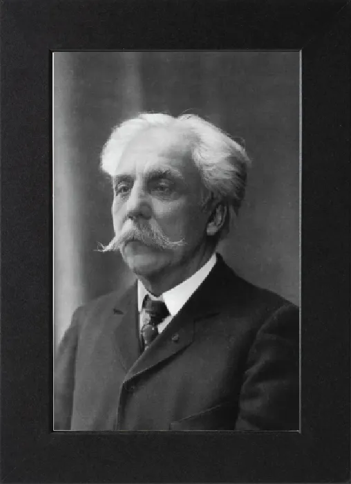 Gerahmter Druck : Gabriel Fauré (1845-1924), französischer Komponist, Organisten, Pianist und Lehrer. Künstler: Silvestre Gerahmter Druck : Gabriel Fauré (1845-1924), französischer Komponist, Organisten, Pianist und Lehrer. Künstler: Silvestre
