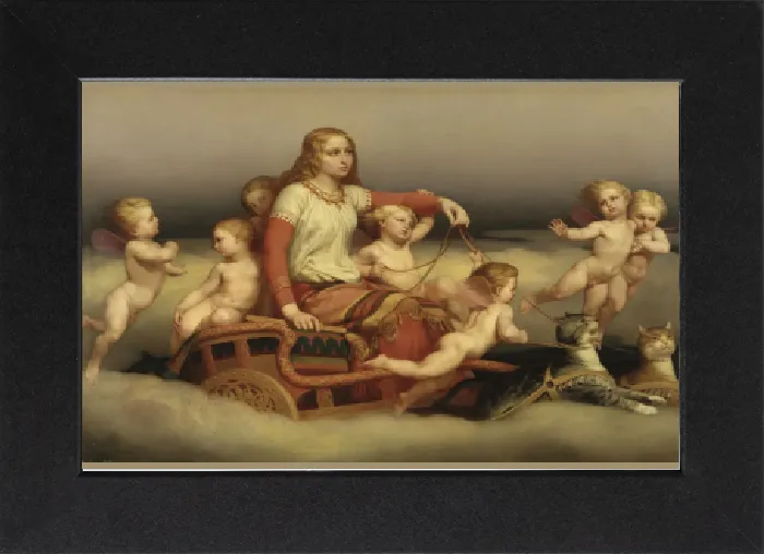 Gerahmter Druck : Freya sucht ihren Ehemann, 1852 Gerahmter Druck : Freya sucht ihren Ehemann, 1852