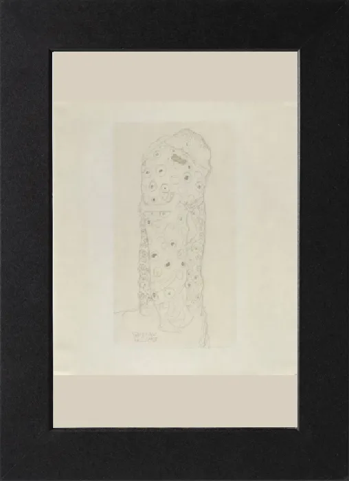 Gerahmter Druck : Stehende Paar Liebender, 1907 - 1908. Schöpferin: Klimt, Gustav (1862 - 1918) Gerahmter Druck : Stehende Paar Liebender, 1907 - 1908. Schöpferin: Klimt, Gustav (1862 - 1918)