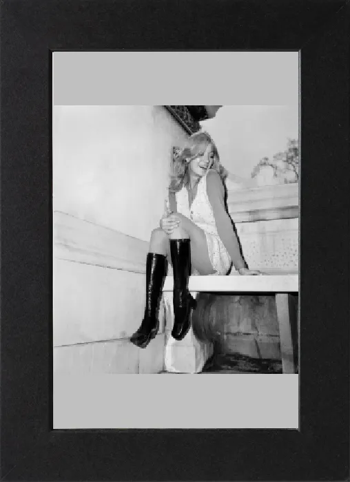 Gerahmter Druck : Mode Kleidung Frau Monica Hahn Modelliert Stiefel 69 / 11D, November 1969 Z11146 Gerahmter Druck : Mode Kleidung Frau Monica Hahn Modelliert Stiefel 69 / 11D, November 1969 Z11146