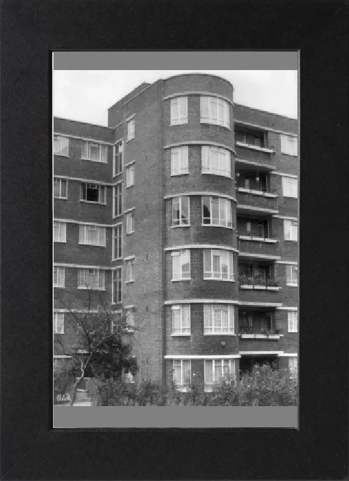 Gerahmter Druck : Ruskinspark Haus in Camberwell ist die Wohnung von Jack Jones, Vorsitzender der TGWU Gerahmter Druck : Ruskinspark Haus in Camberwell ist die Wohnung von Jack Jones, Vorsitzender der TGWU