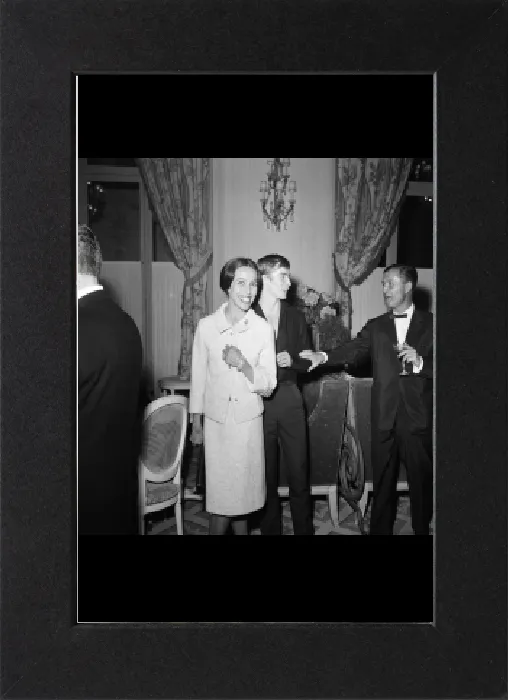 Gerahmter Druck : Marie Tallchief, amerikanische Balletttänzerin und Rudolf Nurejew Gerahmter Druck : Marie Tallchief, amerikanische Balletttänzerin und Rudolf Nurejew