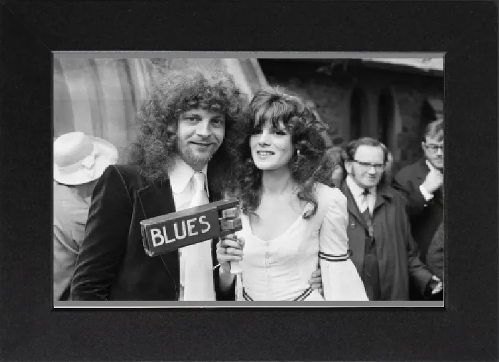 Gerahmter Druck : Jeff Lynne am Tag seines Hochzeitsjahres, dem 11. April 1972; Jeff Lynne Gerahmter Druck : Jeff Lynne am Tag seines Hochzeitsjahres, dem 11. April 1972; Jeff Lynne