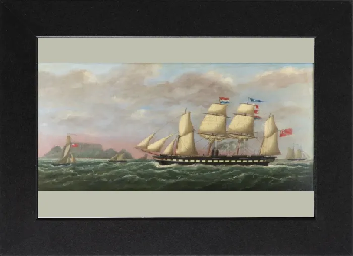 Gerahmter Druck : Die SS Großbritannien im Table Bay, 1852 Gerahmter Druck : Die SS Großbritannien im Table Bay, 1852