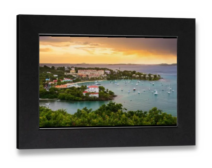 Gerahmter Druck : Krustenbucht, Saint-John, US Virgin Islands Gerahmter Druck : Krustenbucht, Saint-John, US Virgin Islands