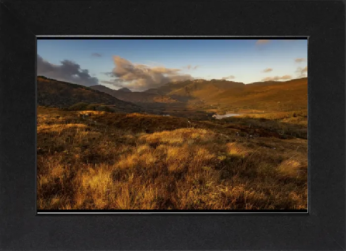 Gerahmter Druck : Herbstlandschaft, Dingle, County Kerry, Irland