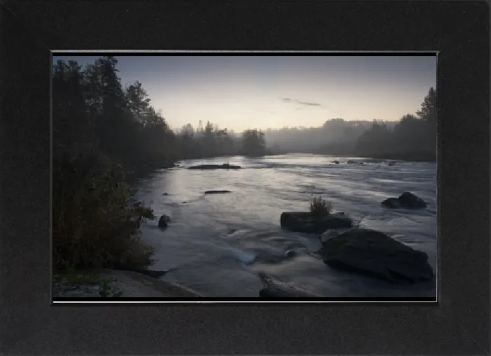 Gerahmter Druck : Oberer Madawaska River, in der Nähe von Whitney.
