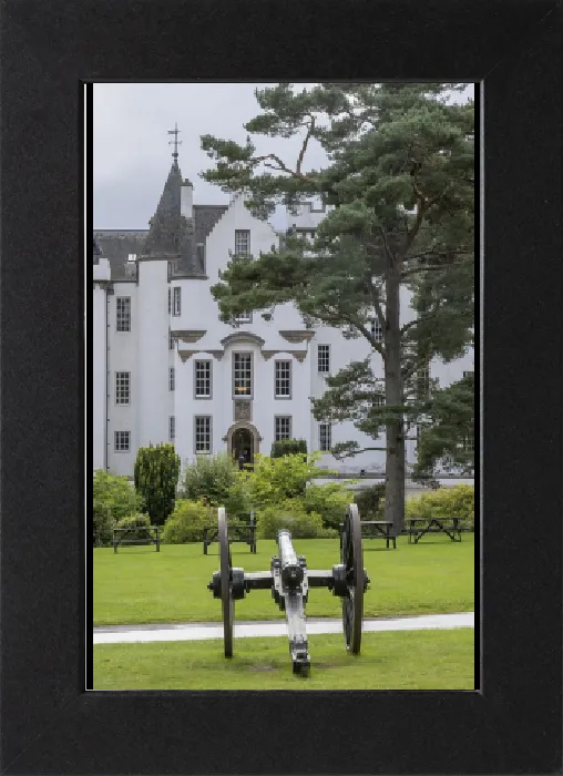 Gerahmter Druck : Kanone, Blair Castle, Blair Atholl Gerahmter Druck : Kanone, Blair Castle, Blair Atholl