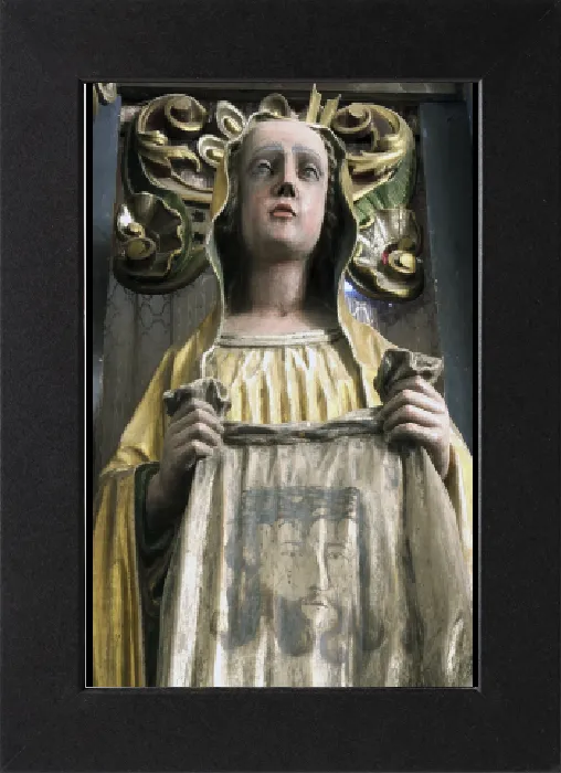 Gerahmter Druck : Heilige Veronica und ihr Tuch Gerahmter Druck : Heilige Veronica und ihr Tuch