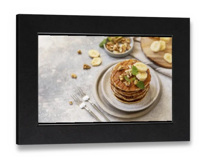 Gerahmter Druck : Pancake Tag feiernd, amerikanischer hausgemachter Frühstück. Gerahmter Druck : Pancake Tag feiernd, amerikanischer hausgemachter Frühstück.