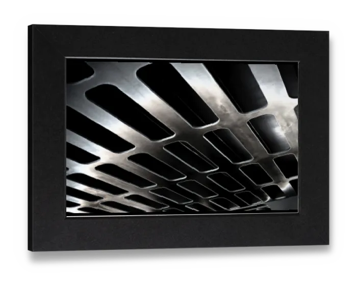 Gerahmter Druck : Unter der Brücke. Gerahmter Druck : Unter der Brücke.