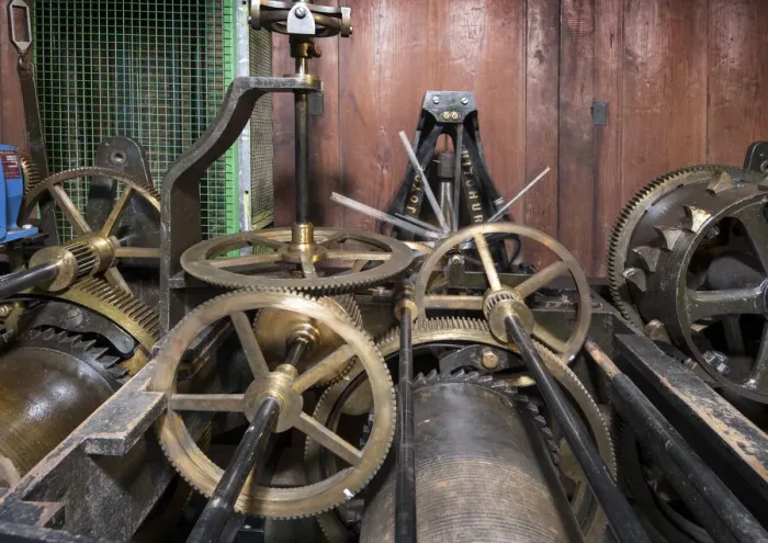 Gerahmter Druck : Uhrmechanismus DP249078 Gerahmter Druck : Uhrmechanismus DP249078