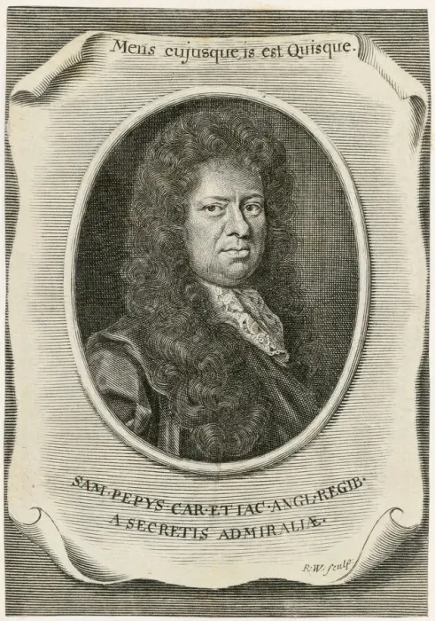 Gerahmter Druck : Samuel Pepys N110036 Gerahmter Druck : Samuel Pepys N110036
