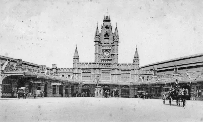 Gerahmter Druck : Die Bristoler Bahnhofstelle Temple Meads um die Jahrhundertwende 1900 Gerahmter Druck : Die Bristoler Bahnhofstelle Temple Meads um die Jahrhundertwende 1900