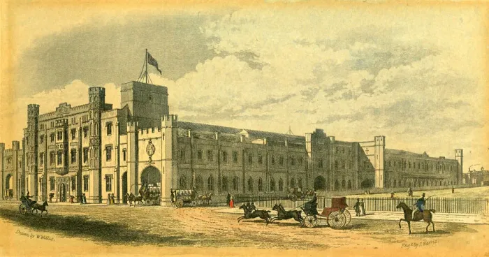 Gerahmter Druck : Temple Quay, Bristol, um die 1840er Jahre Gerahmter Druck : Temple Quay, Bristol, um die 1840er Jahre