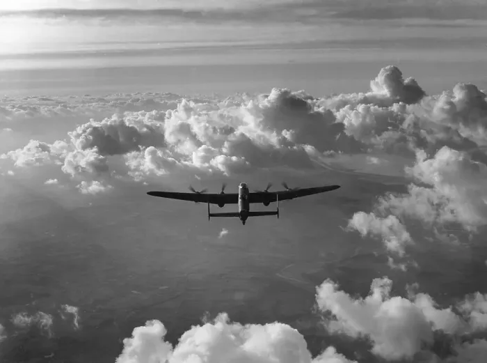 Gerahmter Druck : Avro Lancastar Drei Gerahmter Druck : Avro Lancastar Drei