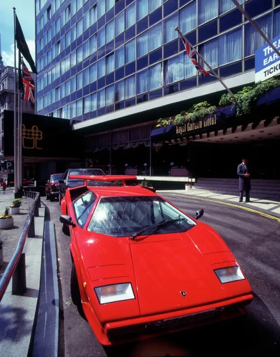 Gerahmter Druck : Lamborghini Countach 1986 Gerahmter Druck : Lamborghini Countach 1986