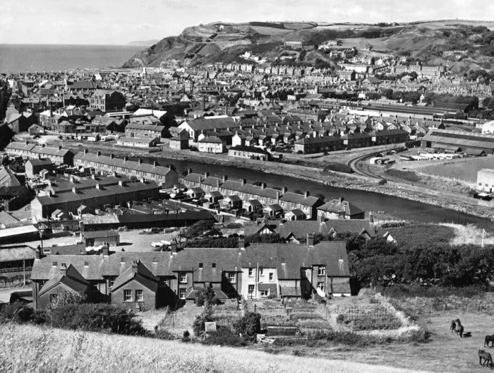 Gerahmter Druck : Übersicht über Aberystwyth Gerahmter Druck : Übersicht über Aberystwyth