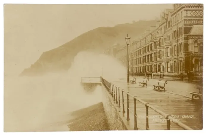 Gerahmter Druck : Aberystwyth am Strand Gerahmter Druck : Aberystwyth am Strand