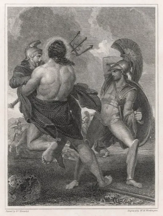Gerahmter Druck : Hektor und Aeneas Gerahmter Druck : Hektor und Aeneas