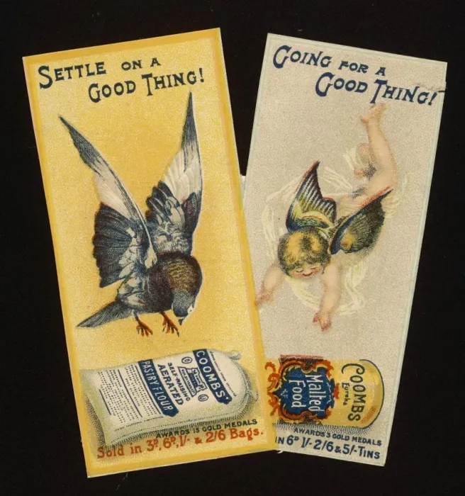 Gerahmter Druck : Flour Advert Coombs