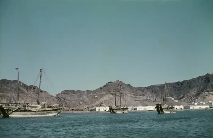 Gerahmter Druck : Die Dhow von Aden Gerahmter Druck : Die Dhow von Aden