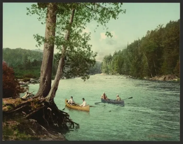 Gerahmter Druck : Ein Bach in den Adirondacks Gerahmter Druck : Ein Bach in den Adirondacks
