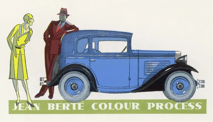 Gerahmter Druck : Ein Austin Seven bewundern Gerahmter Druck : Ein Austin Seven bewundern